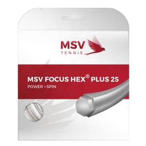 MSV Focus Hex Plus 25 Biały - naciąg tenisowy