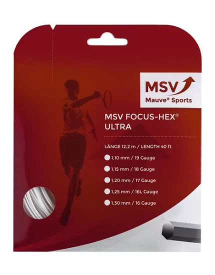 MSV Focus Hex Ultra Biały - naciąg tenisowy