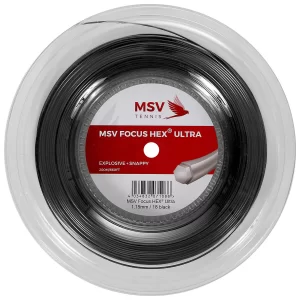 MSV Focus Hex Ultra Czarny 200m - naciąg tenisowy