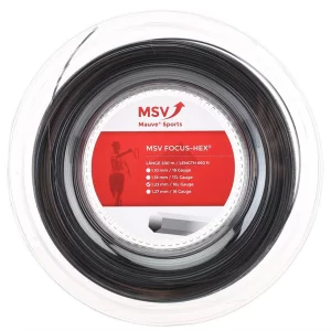 MSV Focus Hex Czarny 200m - naciąg tenisowy