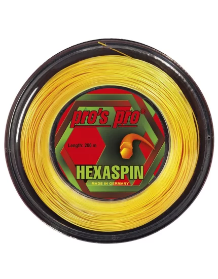 Pro's Pro Hexaspin Złoty 200m - naciąg tenisowy
