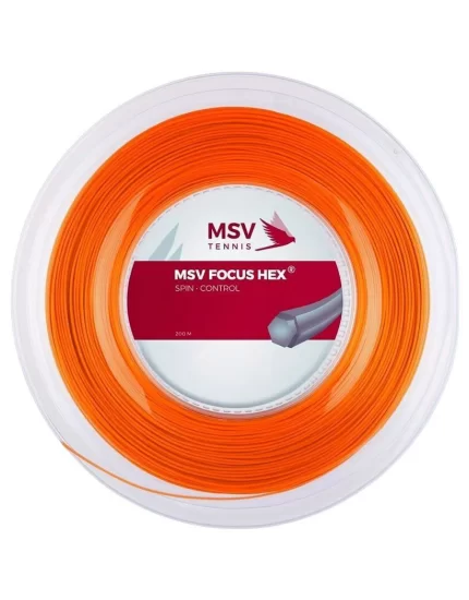 MSV Focus Hex Orange 200m - naciąg tenisowy