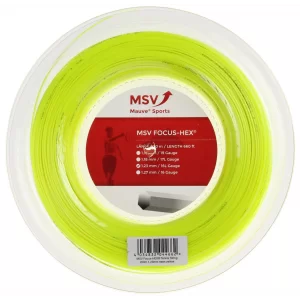 MSV Focus Hex Neon Yellow 200m - naciąg tenisowy