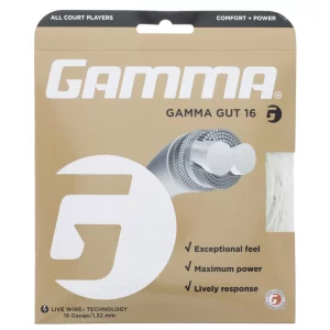 Gamma Gut Natural - naciąg tenisowy