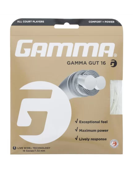 Gamma Gut Natural - naciąg tenisowy