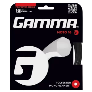 Gamma Moto Czarny - naciąg tenisowy