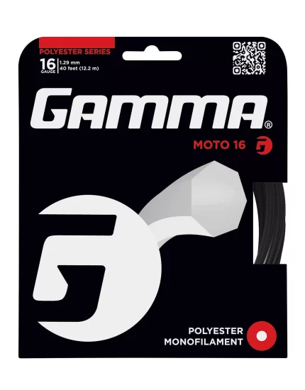 Gamma Moto Czarny - naciąg tenisowy