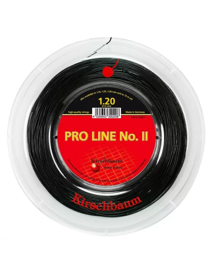 Kirschbaum Pro Line No. II Czarny 200m - naciąg tenisowy