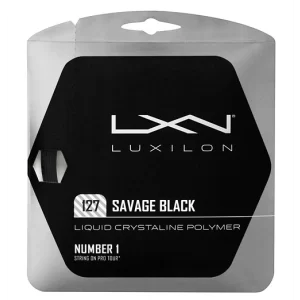 Luxilon Savage Czarny - naciąg tenisowy