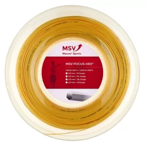 MSV Focus Hex Żółty 200m - naciąg tenisowy