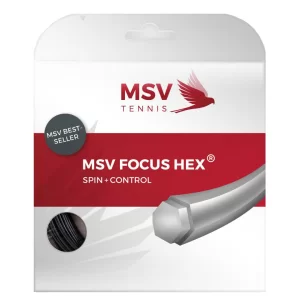 MSV Co Focus Hex Czarny - naciąg tenisowy