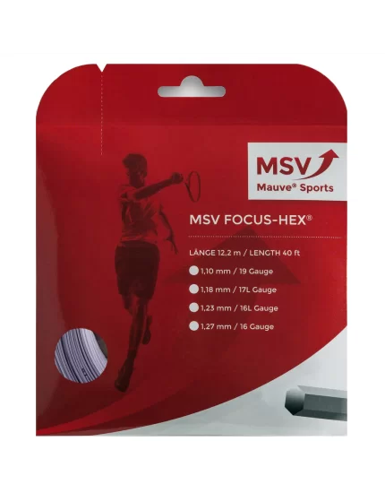 MSV Focus Hex Szary - naciąg tenisowy