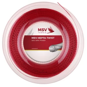 MSV Hepta-Twist Czerwony 200m - naciąg tenisowy