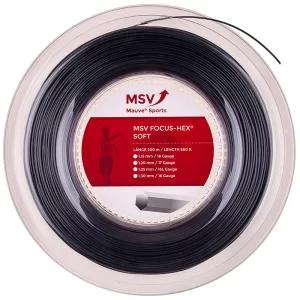MSV Focus Hex Soft Czarny 200m - naciąg tenisowy