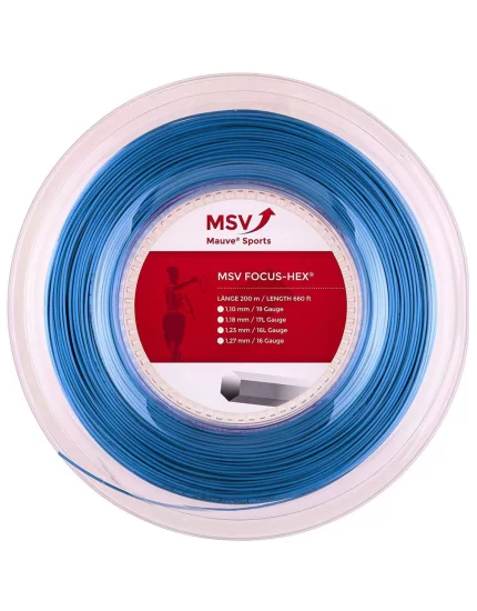 MSV Focus Hex Sky Blue 200m - naciąg tenisowy