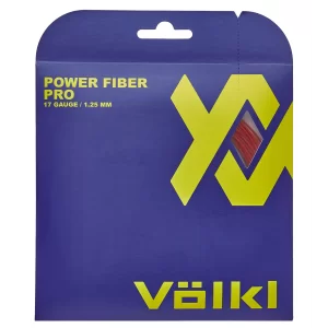 Volkl Power Fiber Pro Czerwony (12m) - naciąg tenisowy
