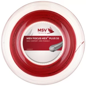 MSV Focus Hex Plus 38 Czerwony 200m - naciąg tenisowy