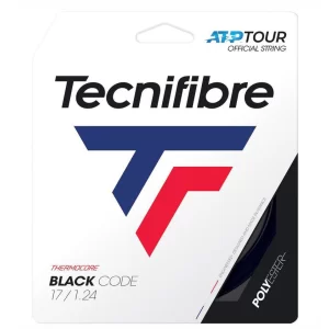 Tecnifibre Black Code Czarny - naciąg tenisowy