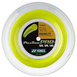 Yonex Poly Tour Pro Żółty 200m - naciągi tenisowe