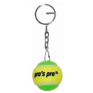 Pro's Pro mini piłeczka żółta zielona - breloczek