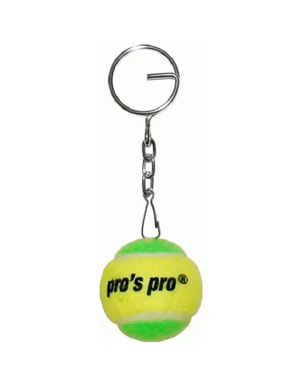 Pro's Pro mini piłeczka żółta zielona - breloczek