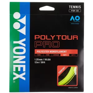 Yonex Poly Tour Pro Żółty - naciągi tenisowe