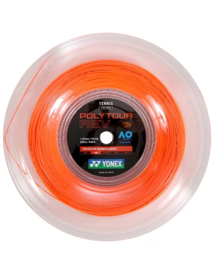 Yonex Poly Tour REV Orange 200m - naciąg tenisowy