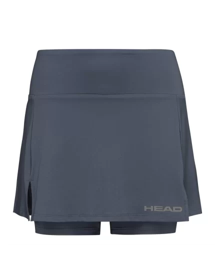 Head Club Basic Skort Anthracite - spódniczka tenisowa