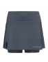 Head Club Basic Skort Anthracite - spódniczka tenisowa