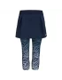 Head DYNAMIC 3/4 Tights Skort Women Dark Blue Print Vision - damska spódniczka tenisowa