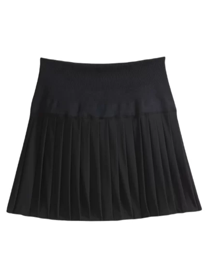 Wilson W Midtown Skirt Black - damska spódniczka tenisowa