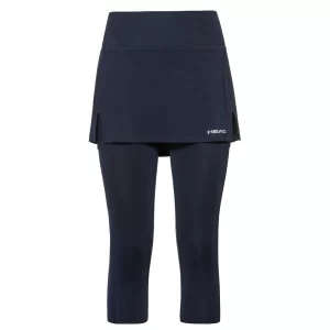 Head Club 3 / 4 Tights Skort W Dark Blue - spódniczka tenisowa