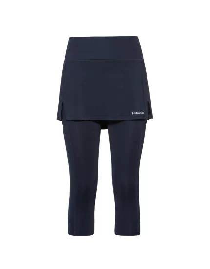Head Club 3/4 Tights Skort W Dark Blue - spódniczka tenisowa
