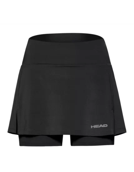 Head Club Basic Skort Czarna - spódniczka tenisowa