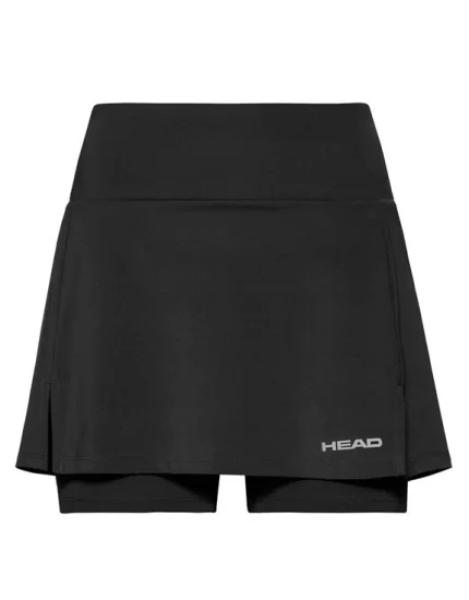 Head Club Basic Skort Long Black - spódniczka tenisowa
