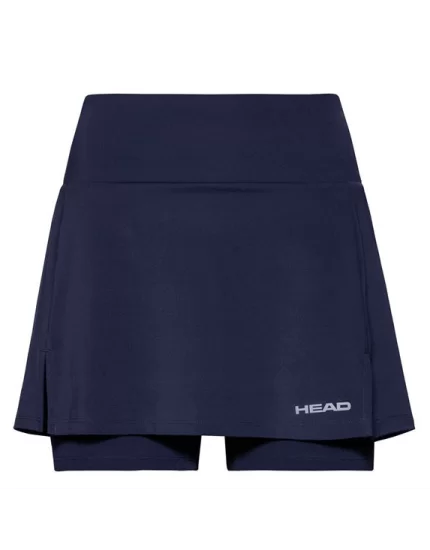 Head Club Basic Skort Long Dark Blue - spódniczka tenisowa