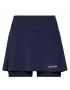 Head Club Basic Skort Long Dark Blue - spódniczka tenisowa