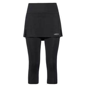 Head Club 3 / 4 Tights Skort W Black - spódniczka tenisowa