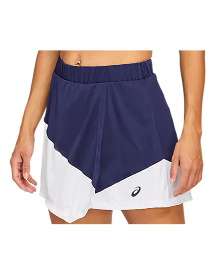 Asics Club W Skort Peacoat Brilliant White - spódniczka tenisowa