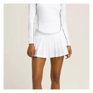 Wilson W Midtown Tennis Skirt Bright White - spódniczka tenisowa