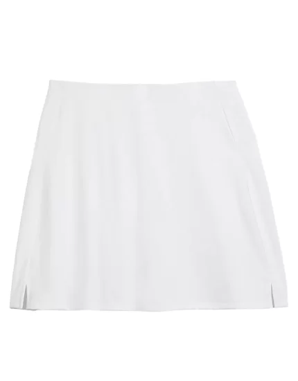 Wilson Team Flat Front Skirt Bright White - spódniczka tenisowa