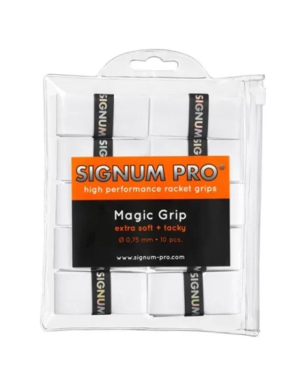 Signum Pro Magic Grip Białe (10 szt.) - owijki tenisowe