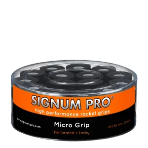 Signum Pro Micro Grip Czarne (30 szt.) - owijki tenisowe
