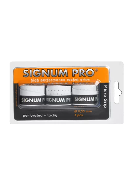 Signum Pro Micro Grip Białe (10 szt.) - owijki tenisowe
