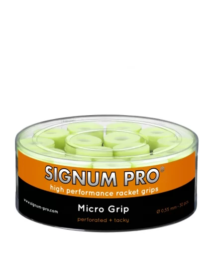 Signum Pro Micro Grip Żółte (30 szt.) - owijki tenisowe