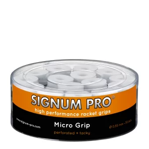 Signum Pro Micro Grip Białe (30 szt.) - owijki tenisowe