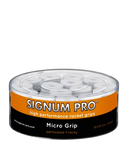 Signum Pro Micro Grip Białe (30 szt.) - owijki tenisowe
