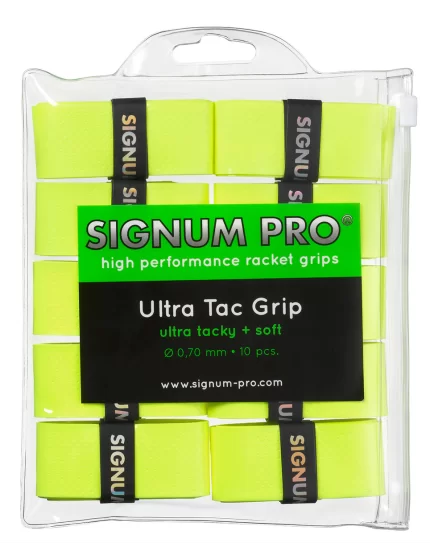 Signum Pro Ultra Tac Grip Żółte (10 szt.) - owijki wierzchnie