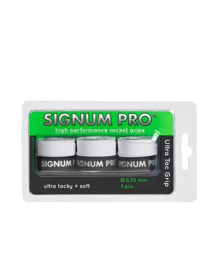 Signum Pro Ultra Tac Grip Białe (3 szt.) - owijki wierzchnie