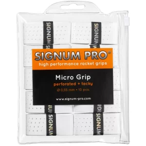 Signum Pro Micro Grip Białe (10 szt.) - owijki tenisowe